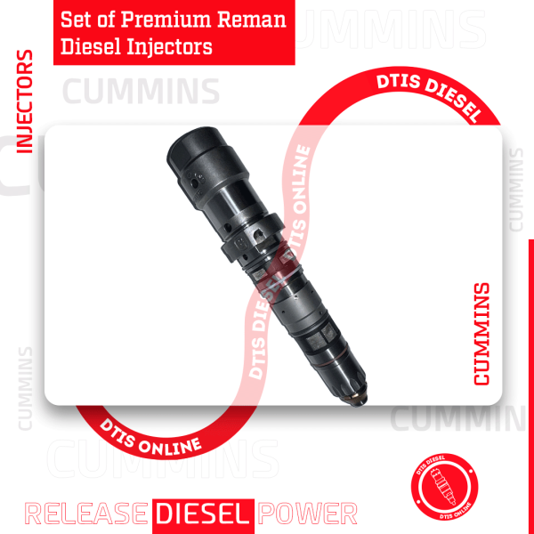 4928349 QSK - Set of Premium Reman Diesel Injectors- 6 Injectors Set - $2,700.00 + $1,200.00 Core Free Shipping in all orders - Image 2